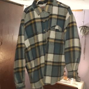Men's flannel jacket extra large multicolors